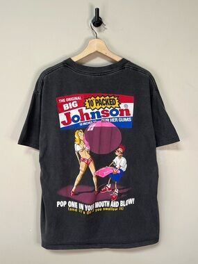 Vtg 90s Big Johnson T Shirt